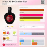 PACO RABANNE - BLACK XS POTION 80 ml (Sans emballage)