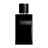 Flacon de parfum TIARA YVES SAINT LAURENT Y Le Parfum noir élégant avec bouchon texturé et logo argenté